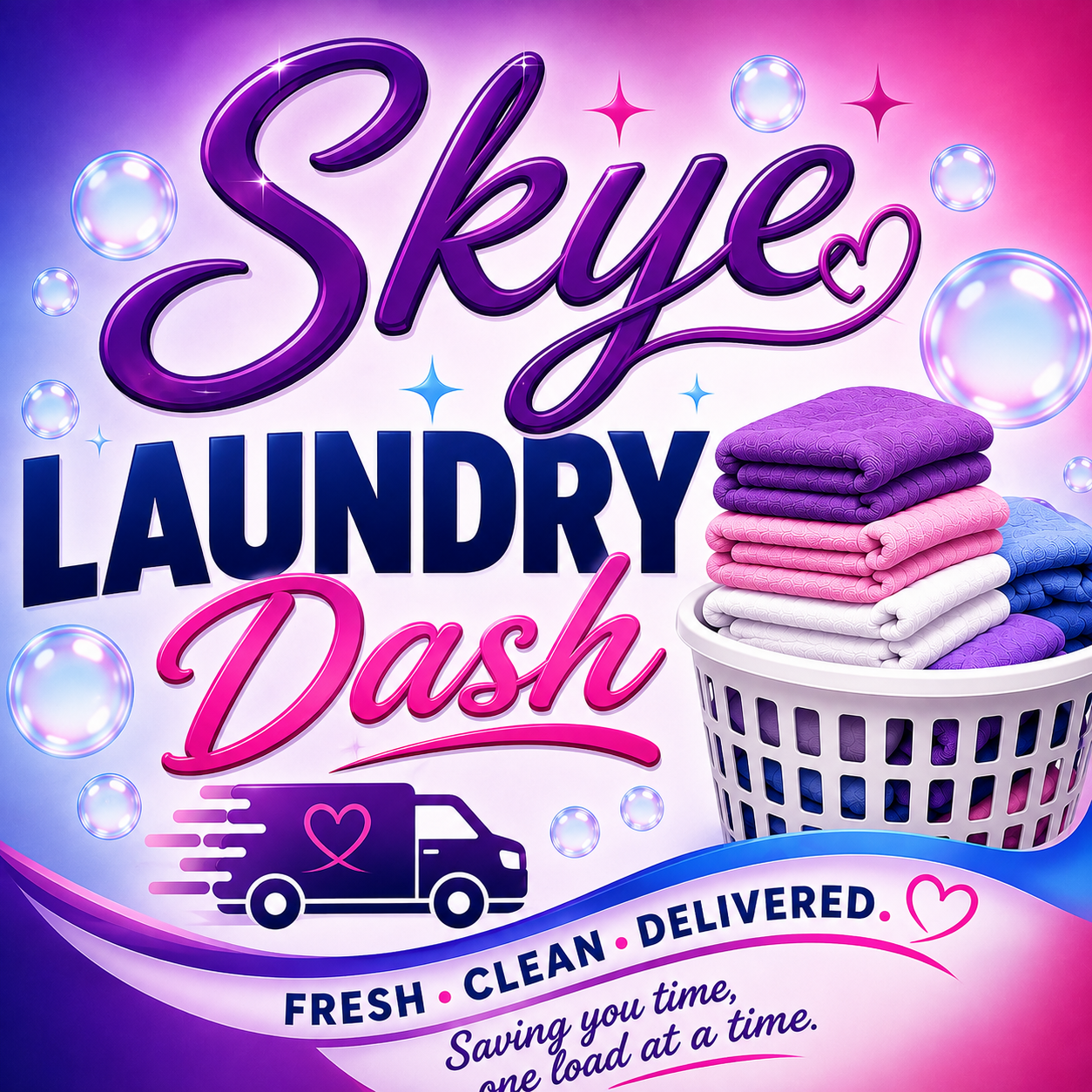 Skye Laundry Dash logo